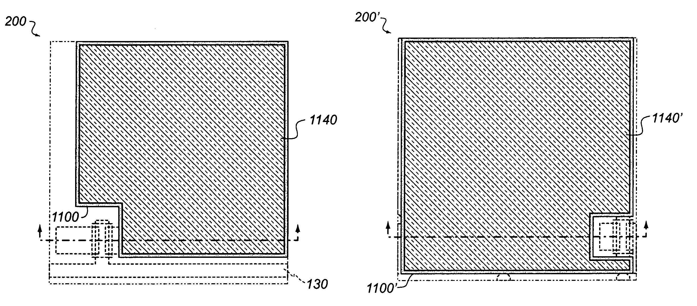 Coplanar high fill factor pixel architecture