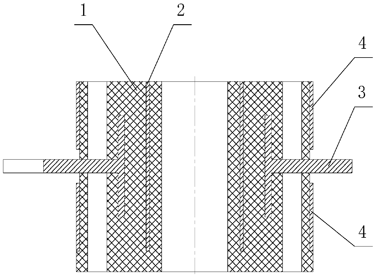 Vibration damping support structure, compressor and air conditioner