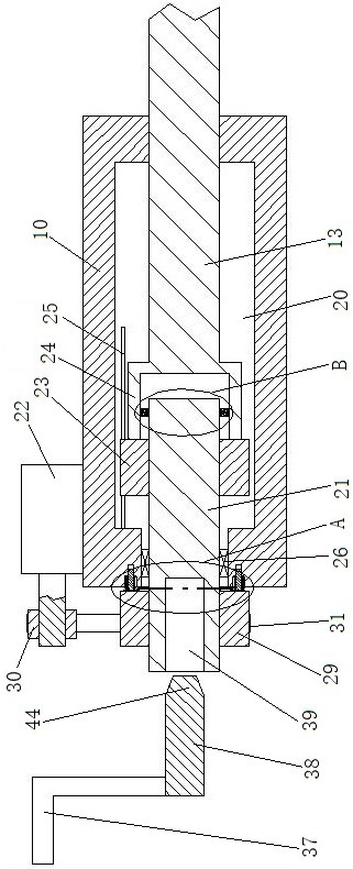 Braking system for fan blade rotating shaft of wind generating set