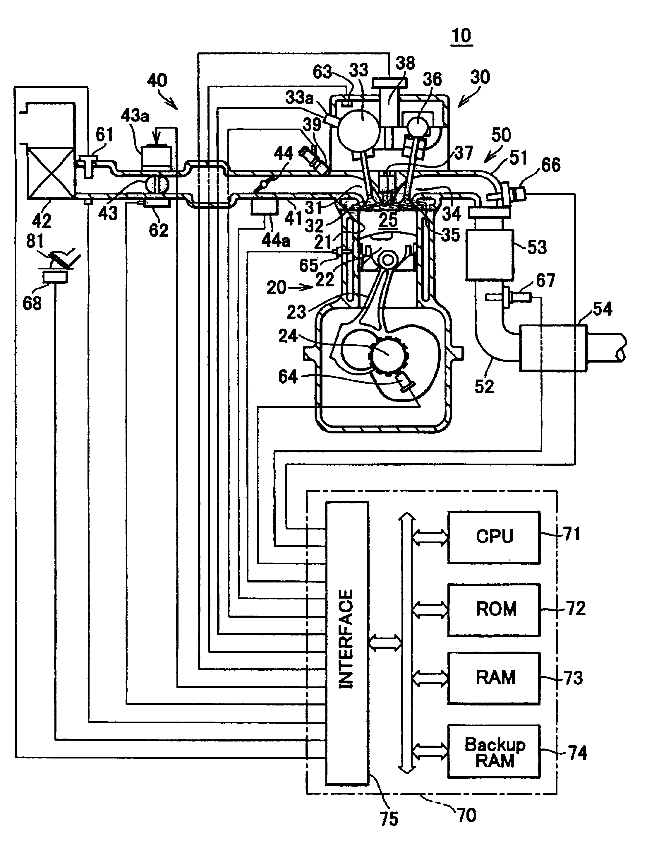 Catalyst degradation determining apparatus and method