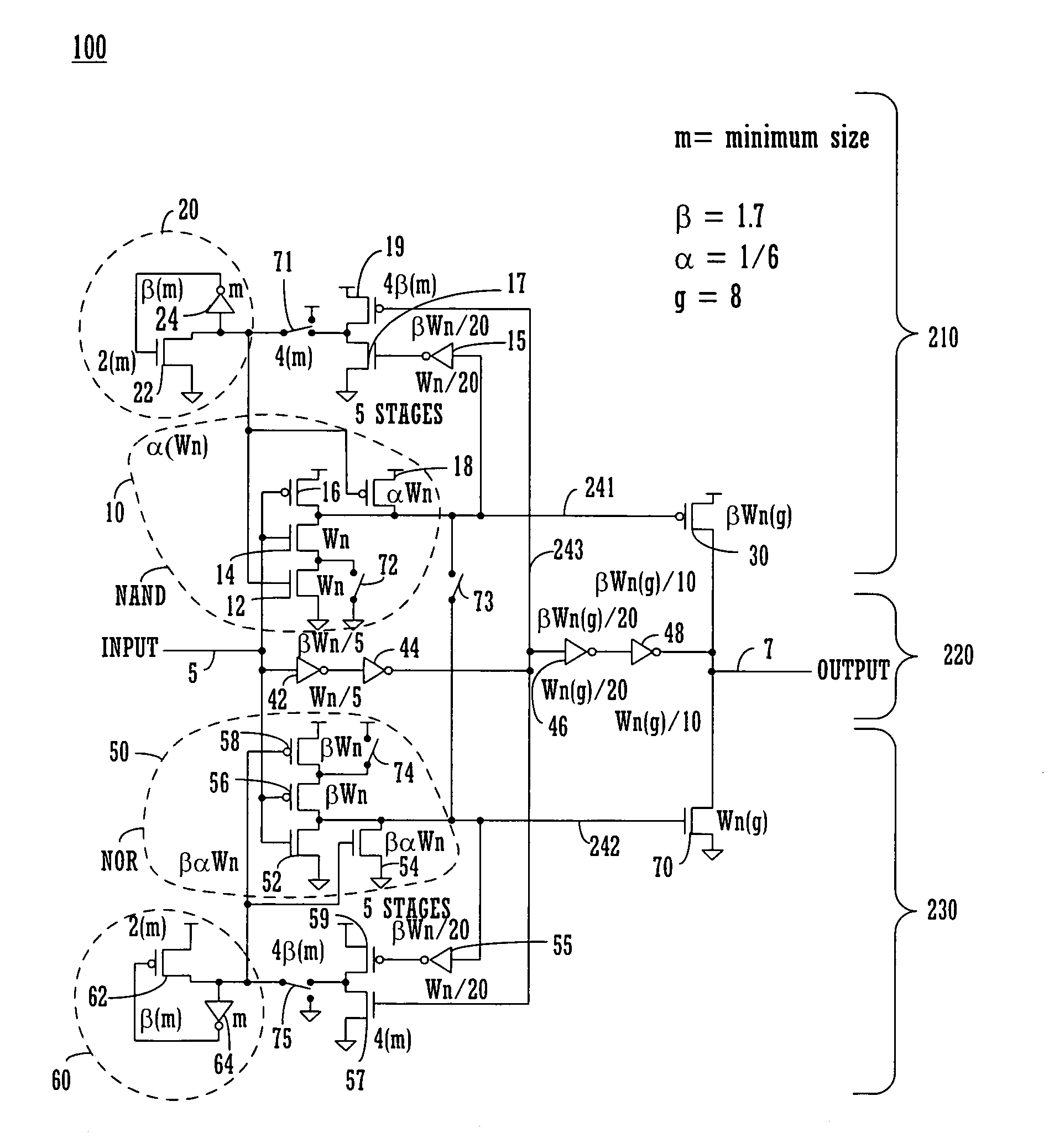 Repeater circuit with high performance repeater mode and normal repeater mode