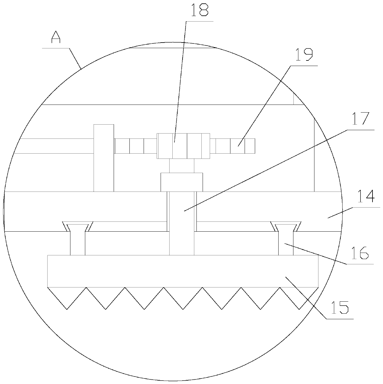 Sufficient-combustion boiler with grinding function for power generation