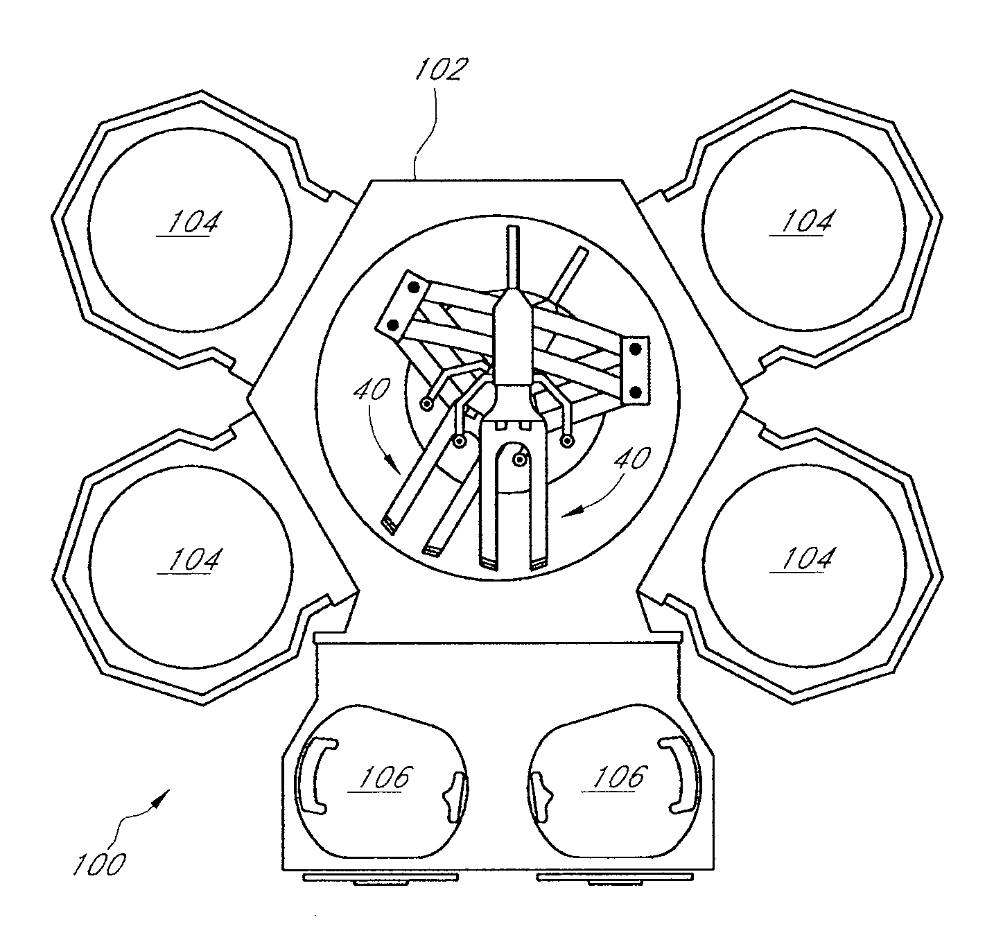 Position sensor system for substrate transfer robot