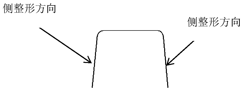 U-shaped beam shaping tool and corresponding shaping method