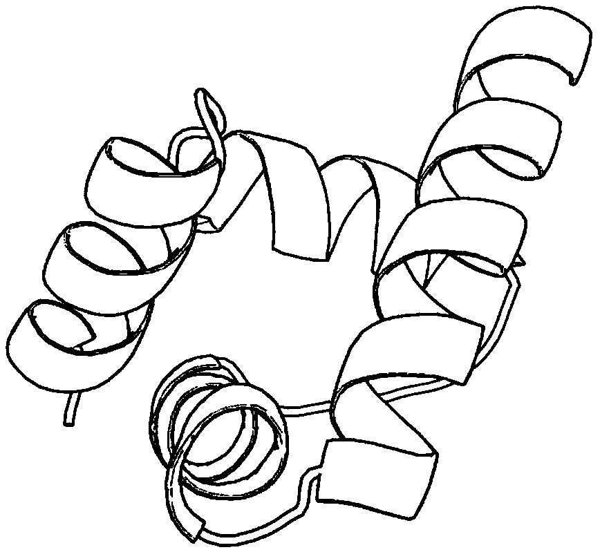 Population protein structure prediction method based on residue contact information