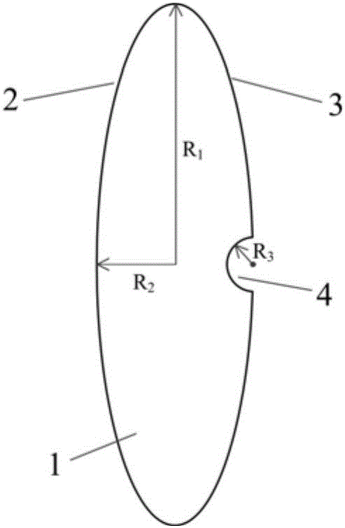 Lens capable of directly producing circular hollow focus beam