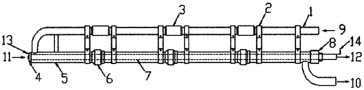 Adjustable Boiler Water Cooling Sampling Gun Device and Sampling Method