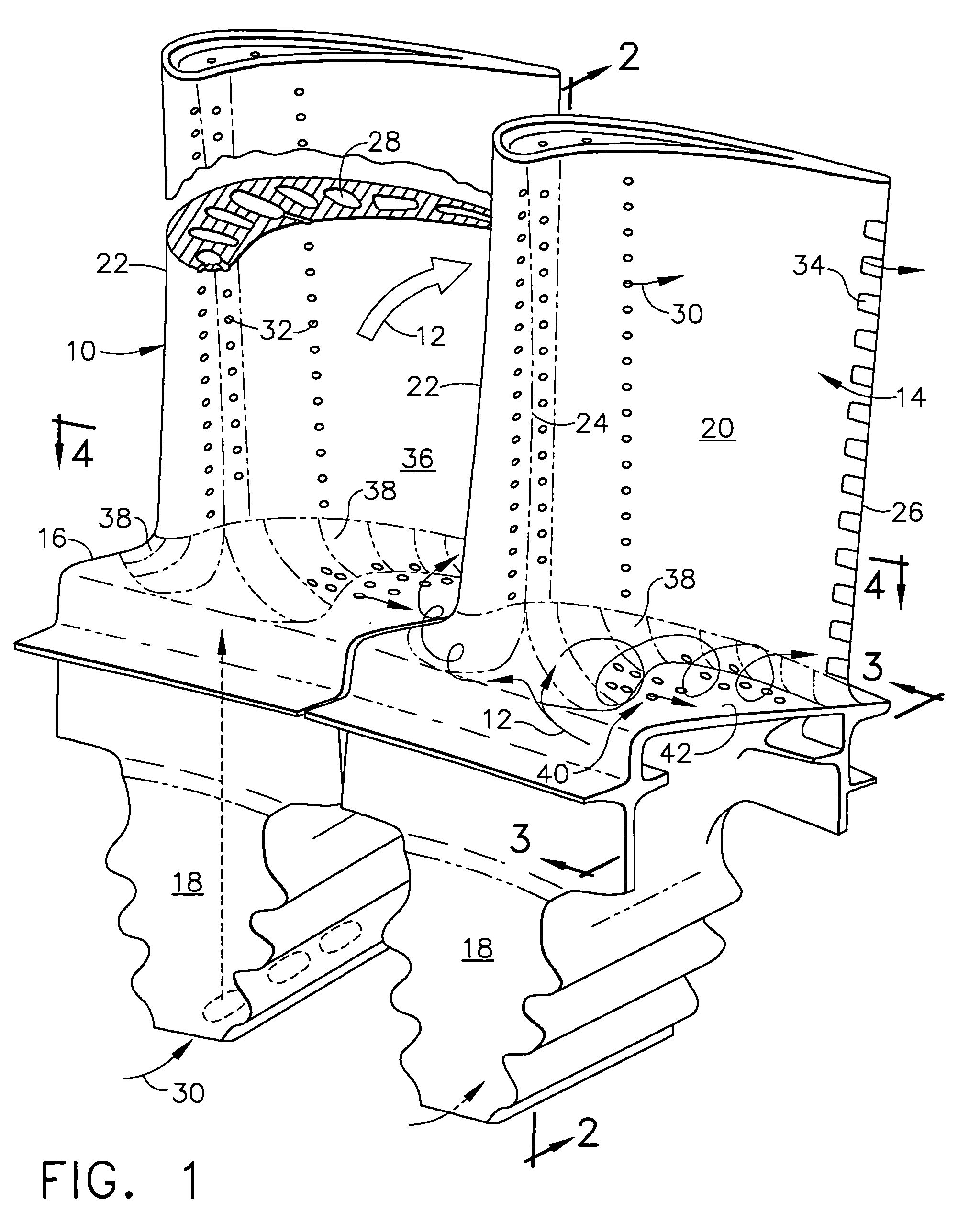 Funnel fillet turbine stage