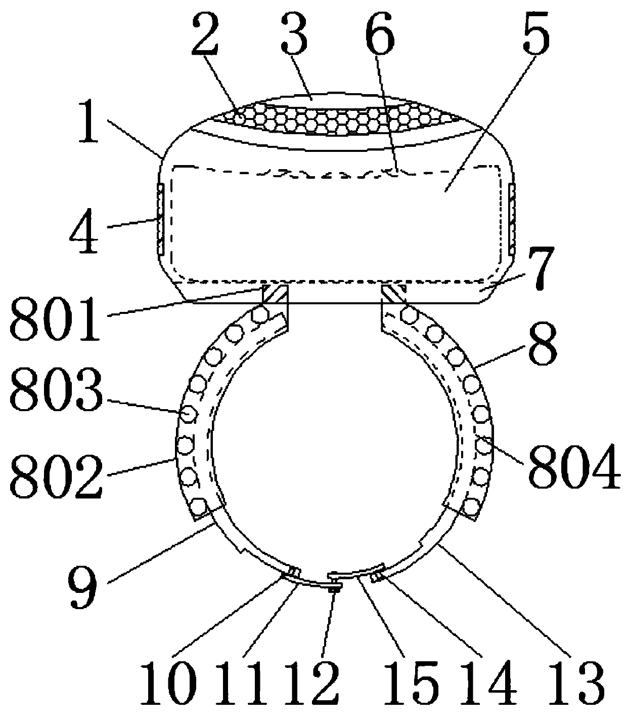 Steering wheel assisting ball for new energy automobile