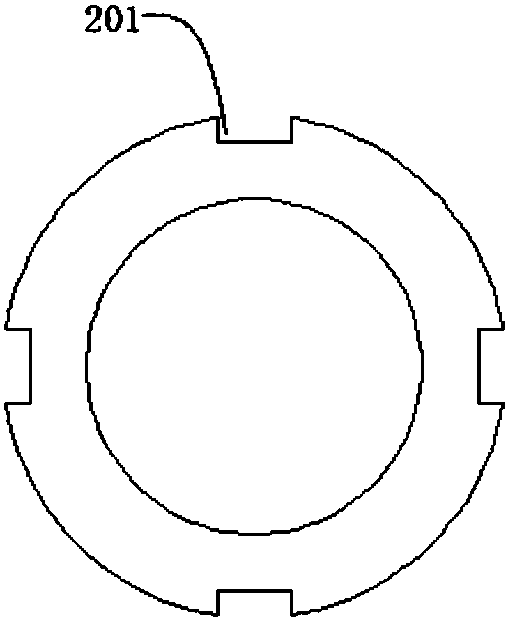 Pollutant removing device for sewage pipe