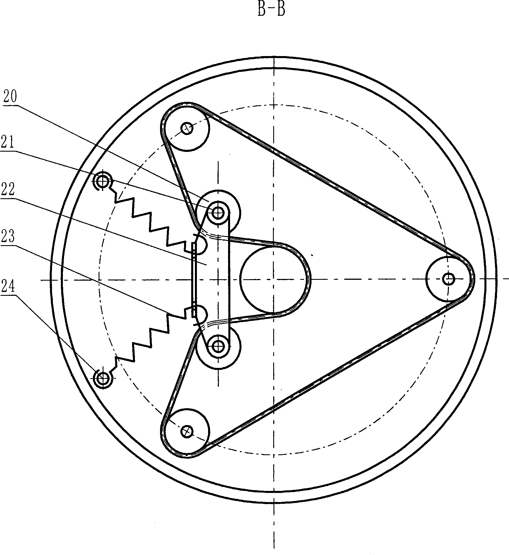 Twisting, pressing and rolling washing mode of washing machine and full automatic washing machine thereof