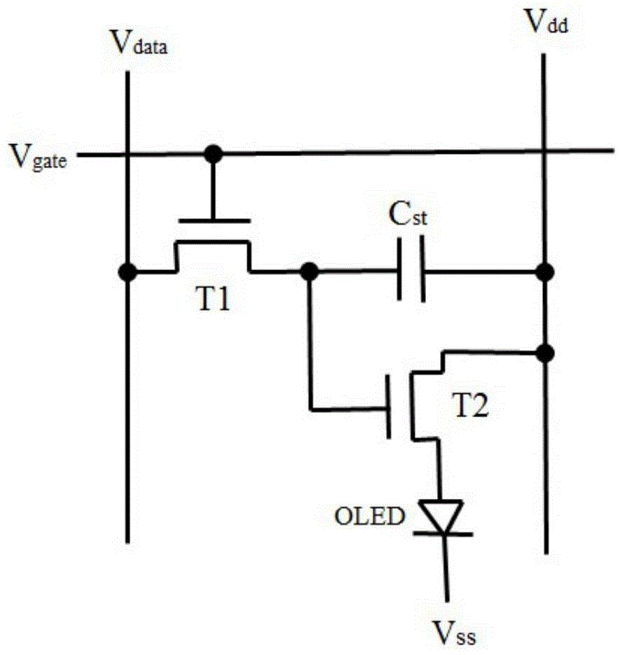 A driving method of a pixel circuit of an active organic electroluminescence display