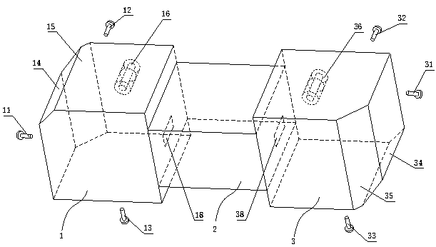 Mixed dielectric waveguide filter