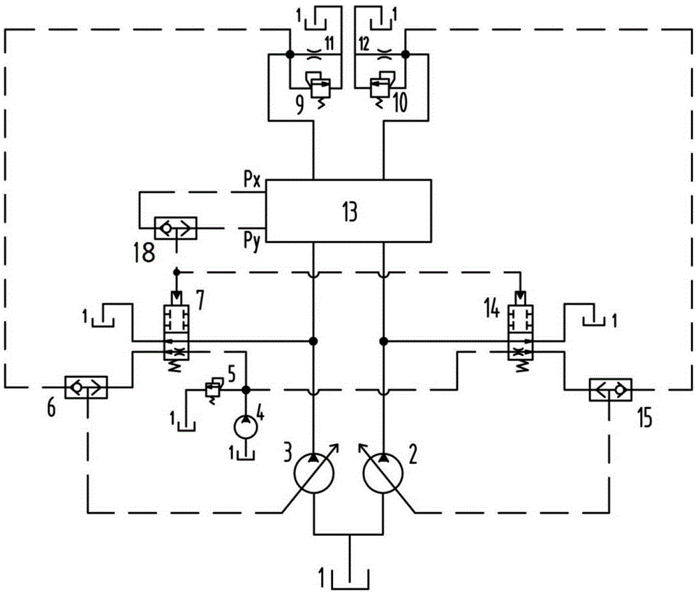 Negative flow hydraulic control circuit, method, actuator and system