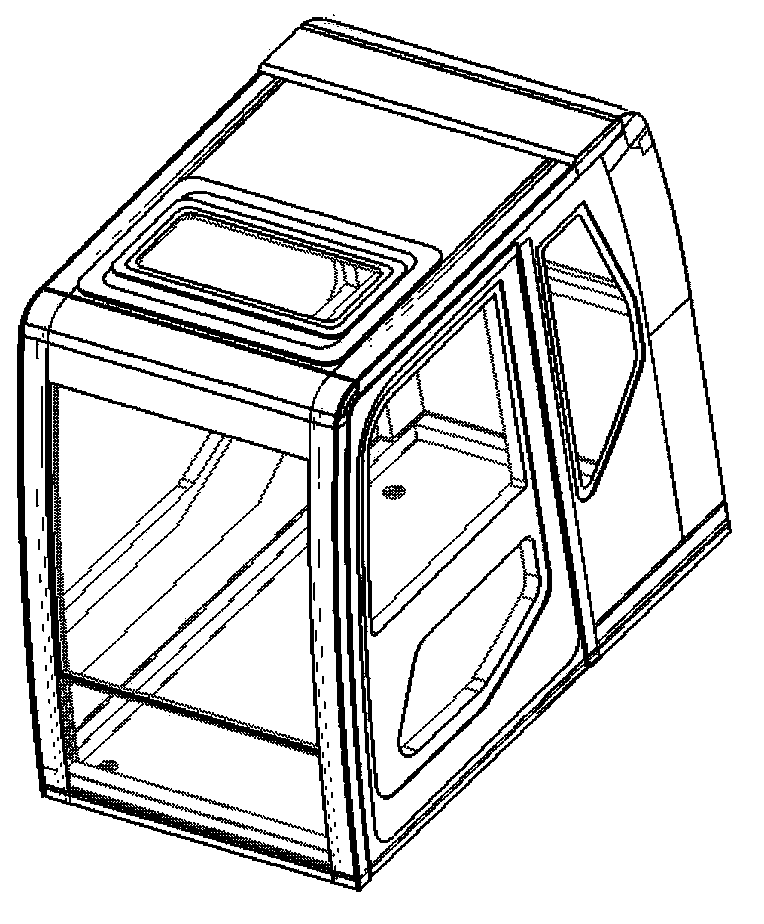 Cab design method based on cab sound reduction index analysis