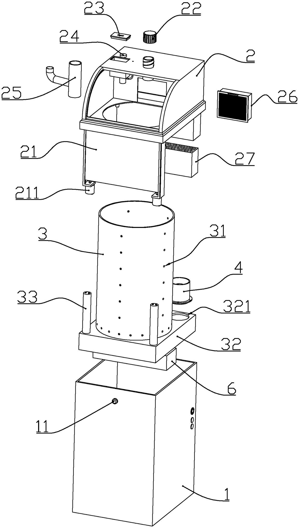 Multifunctional trash can