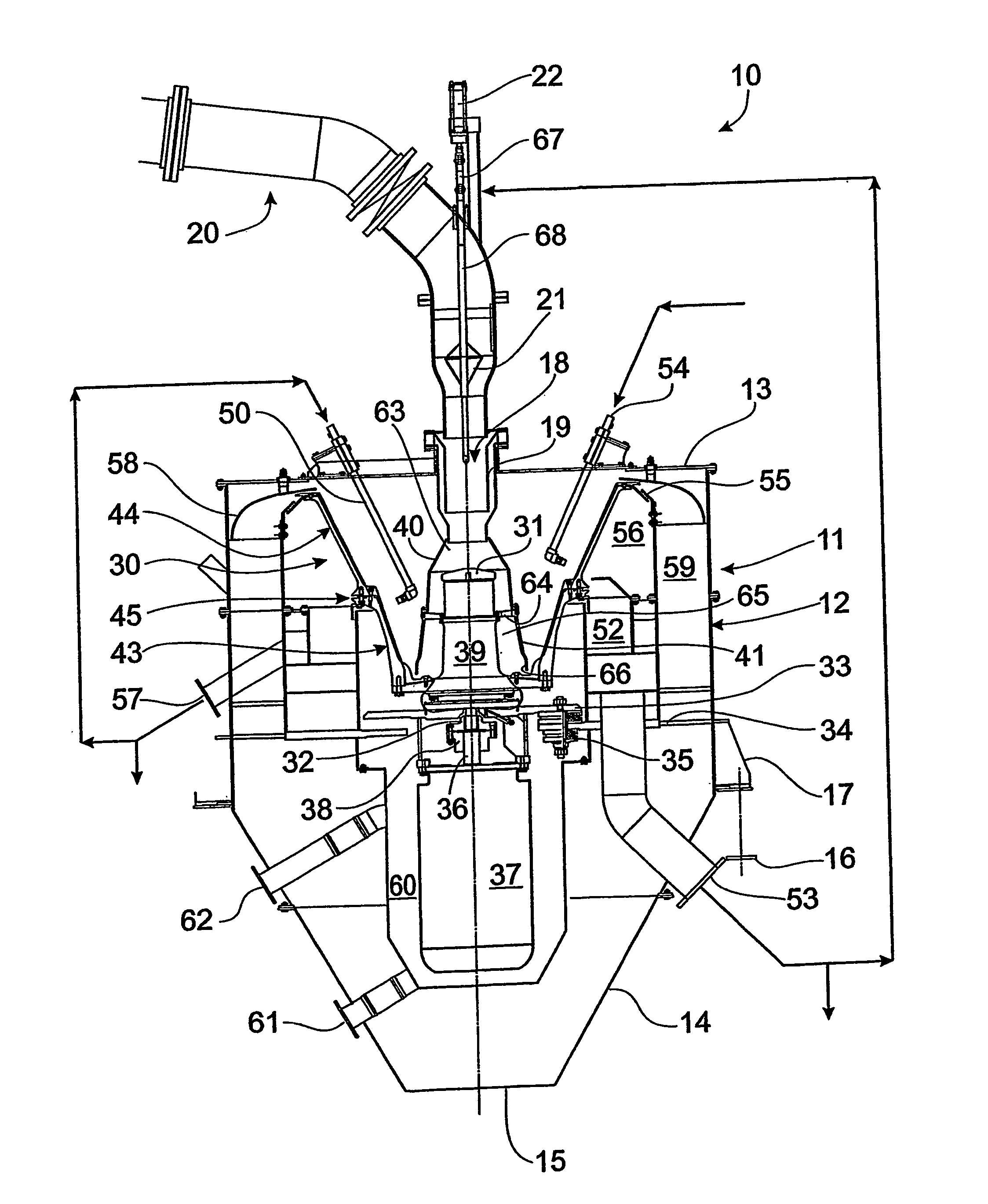 Continuous centrifuge