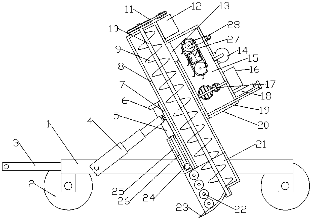 Deep soil treatment device