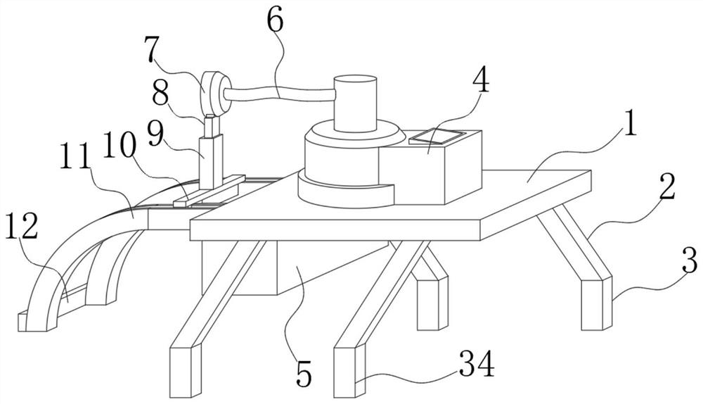 Gas reaction device for lung cancer exhaled gas detection