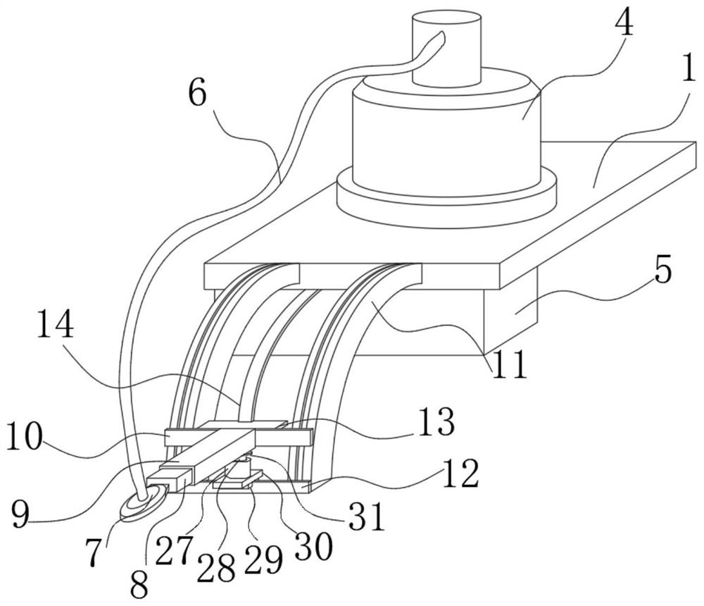 Gas reaction device for lung cancer exhaled gas detection