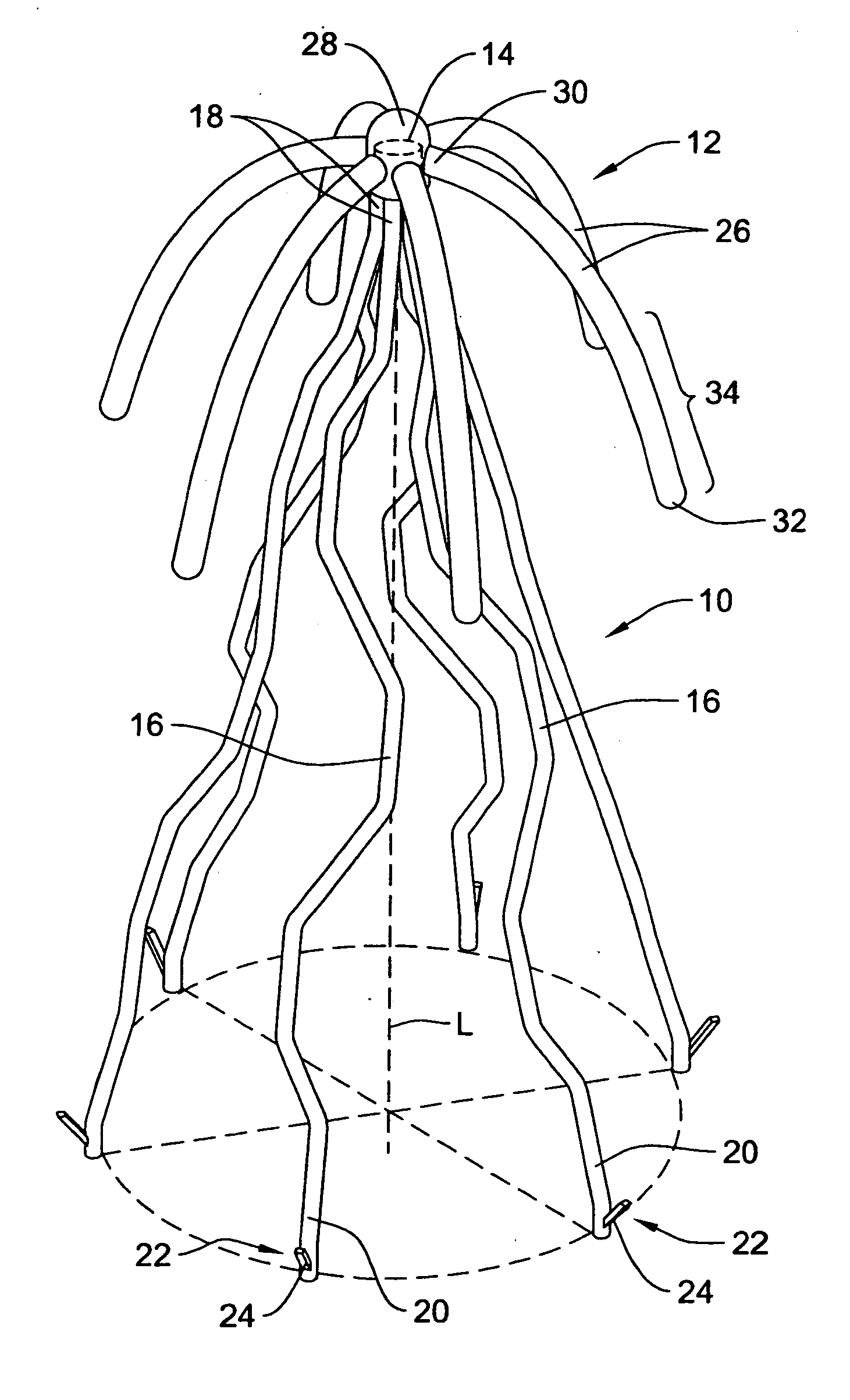 Intravascular filter with bioabsorbable centering element