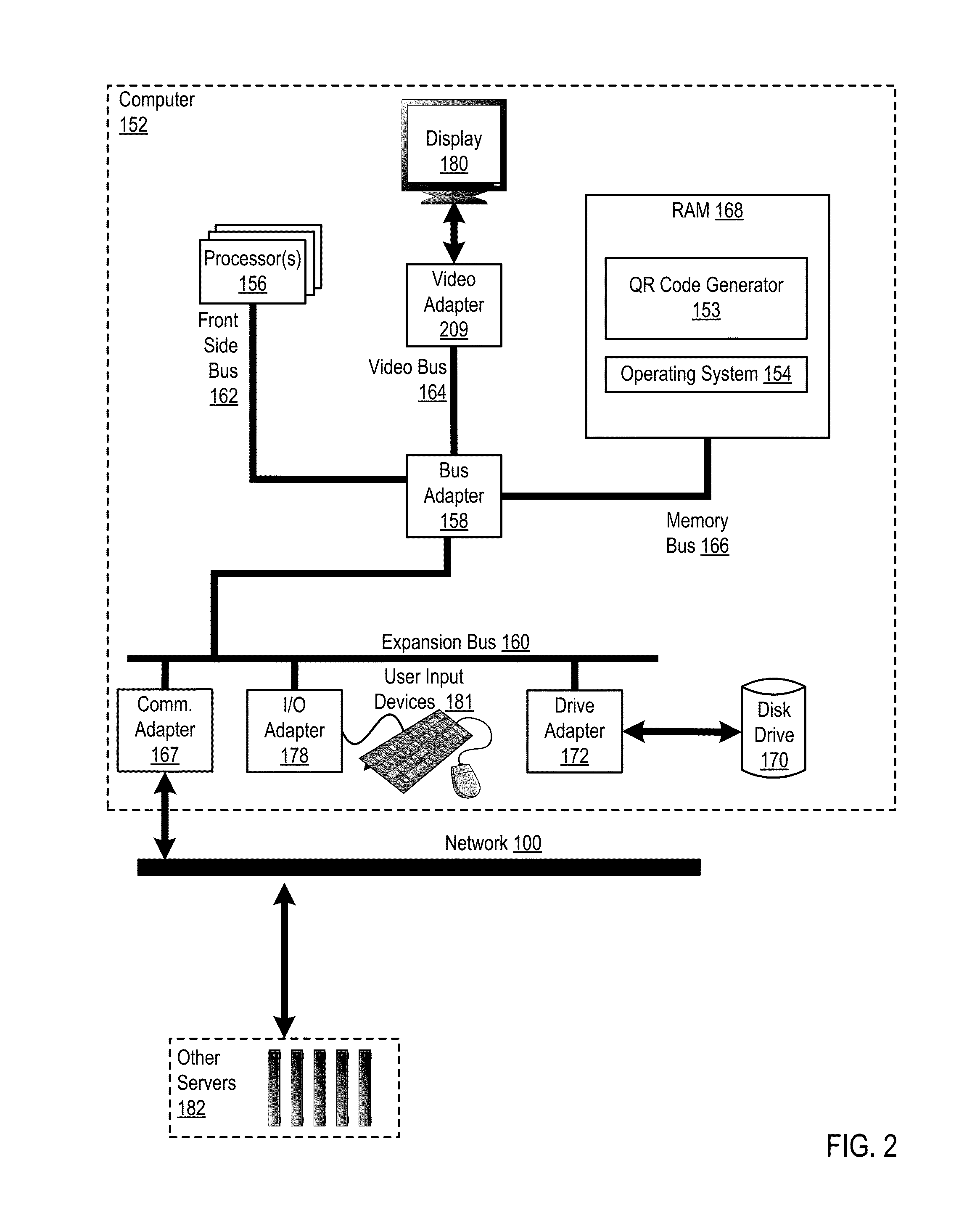 Generating a hybrid quick response (QR) code