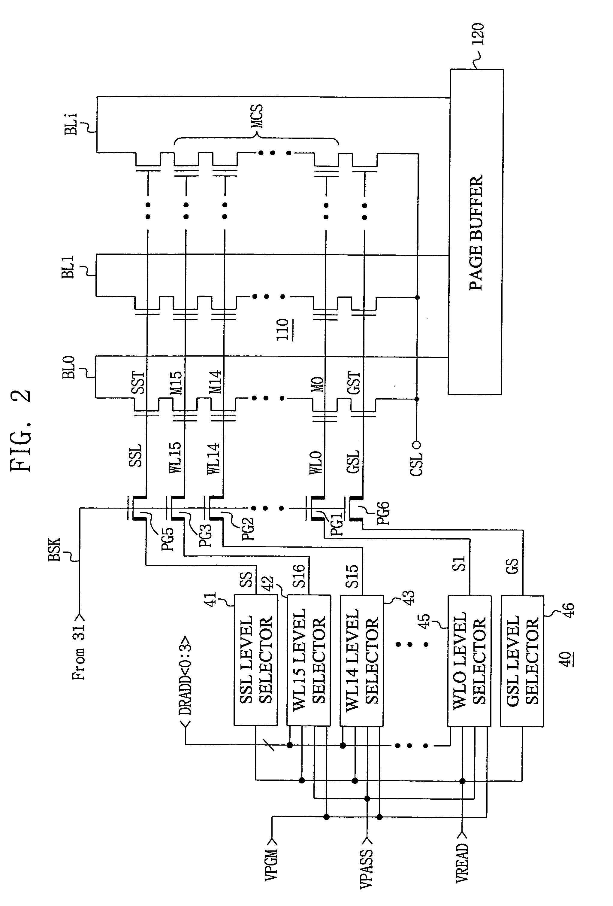 Non-volatile semiconductor memory device using differential start programming voltage and programming method thereof