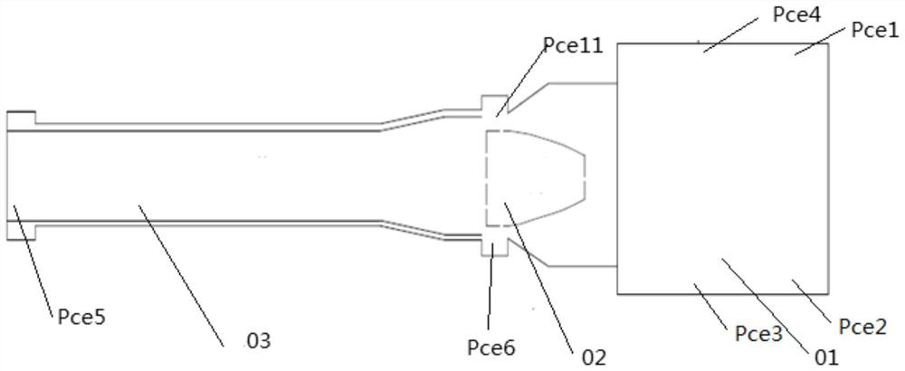 Engine high-altitude simulation test auxiliary starting device and method