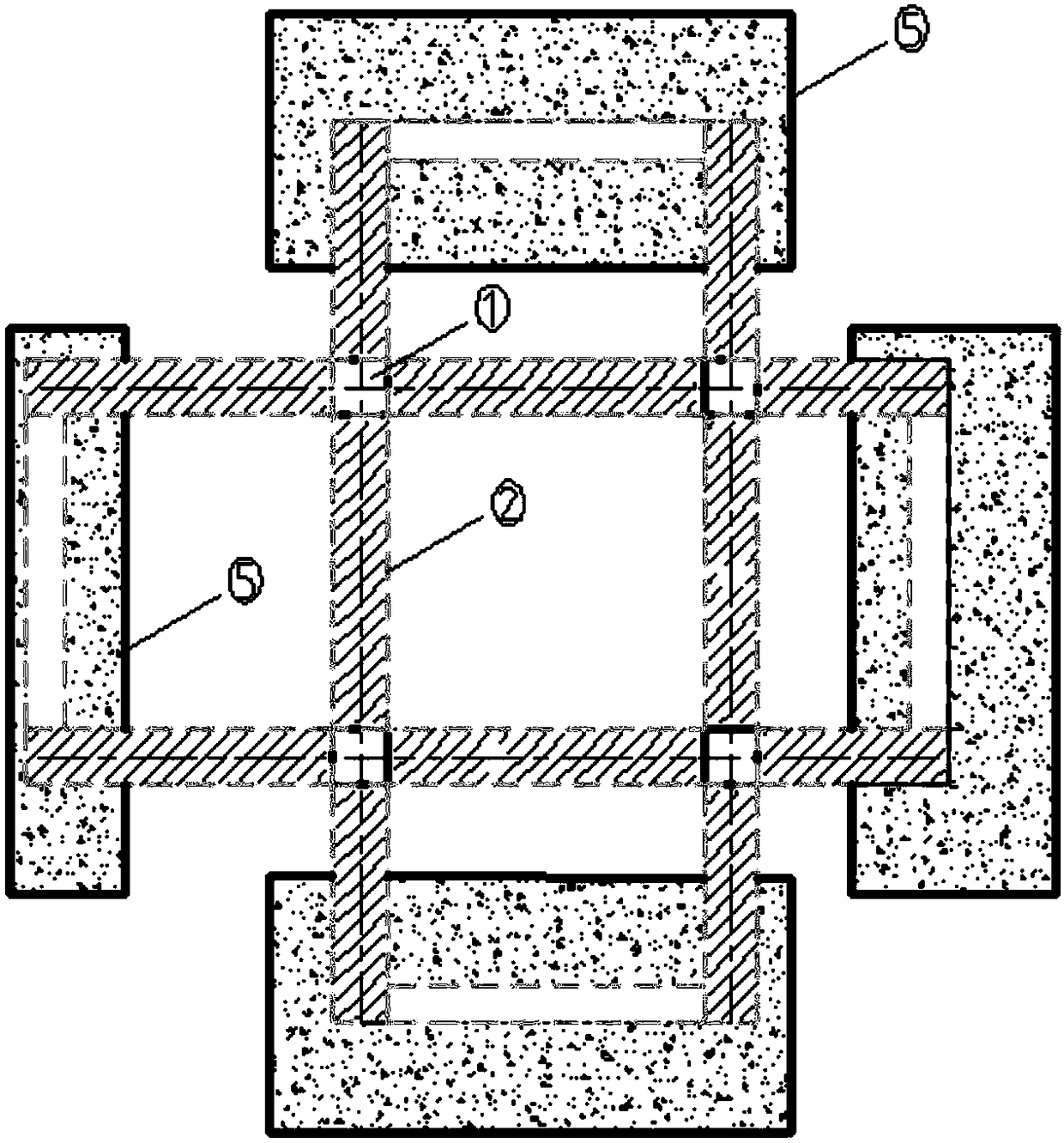 A foundation reinforcement and overall rectification and translation method for high-voltage transmission towers in subsidence areas