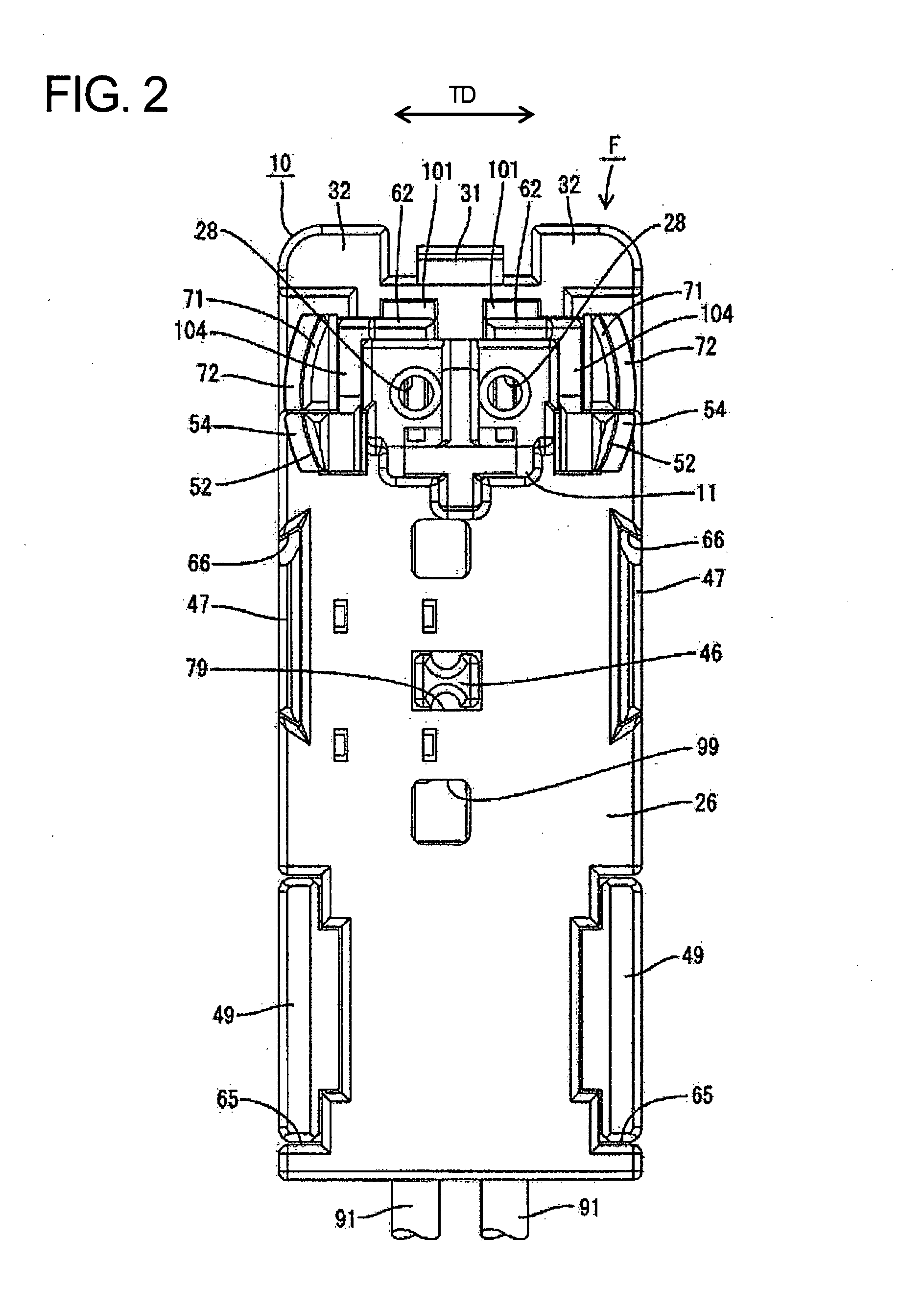 Connector and a connector assembly