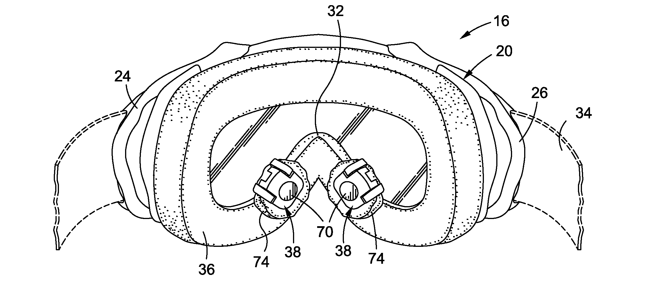 Goggle breathing system