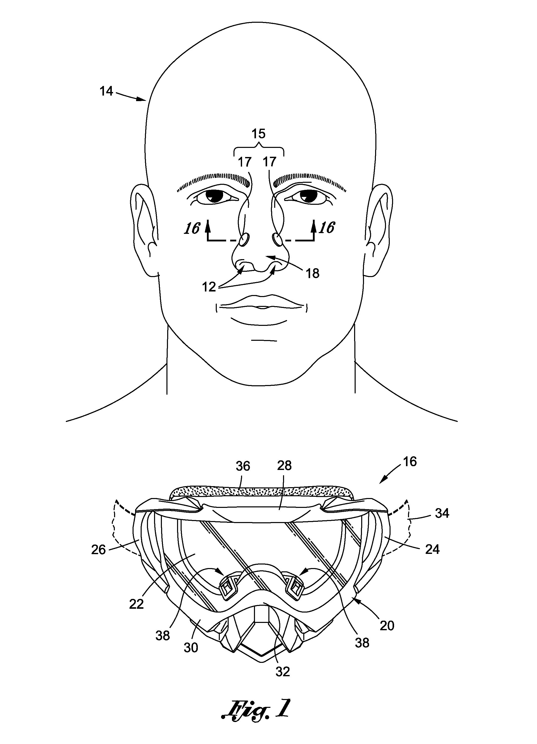 Goggle breathing system