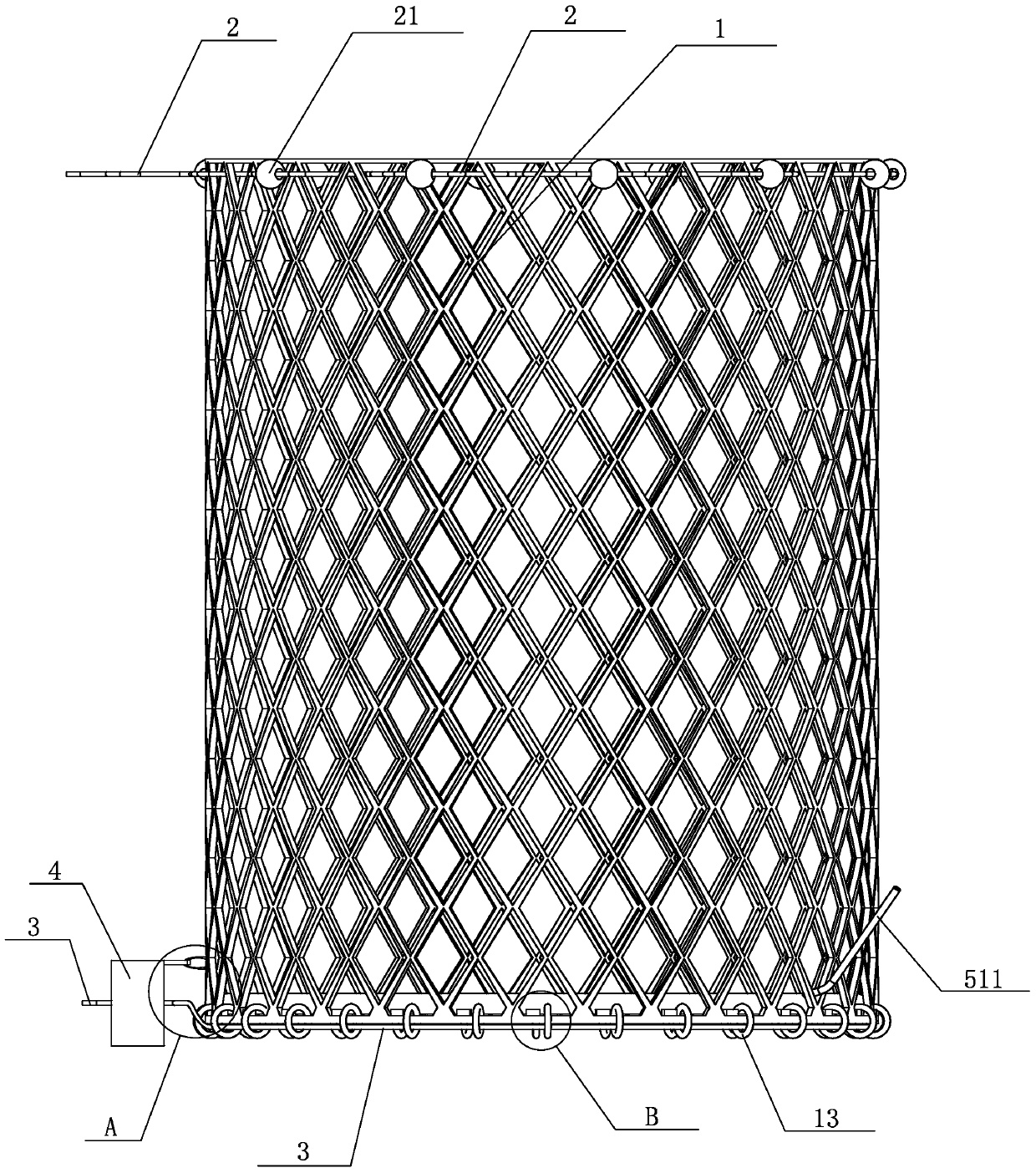 Auxiliary fish taking device for fish breeding stable breeding bucket and application method of auxiliary fish taking device