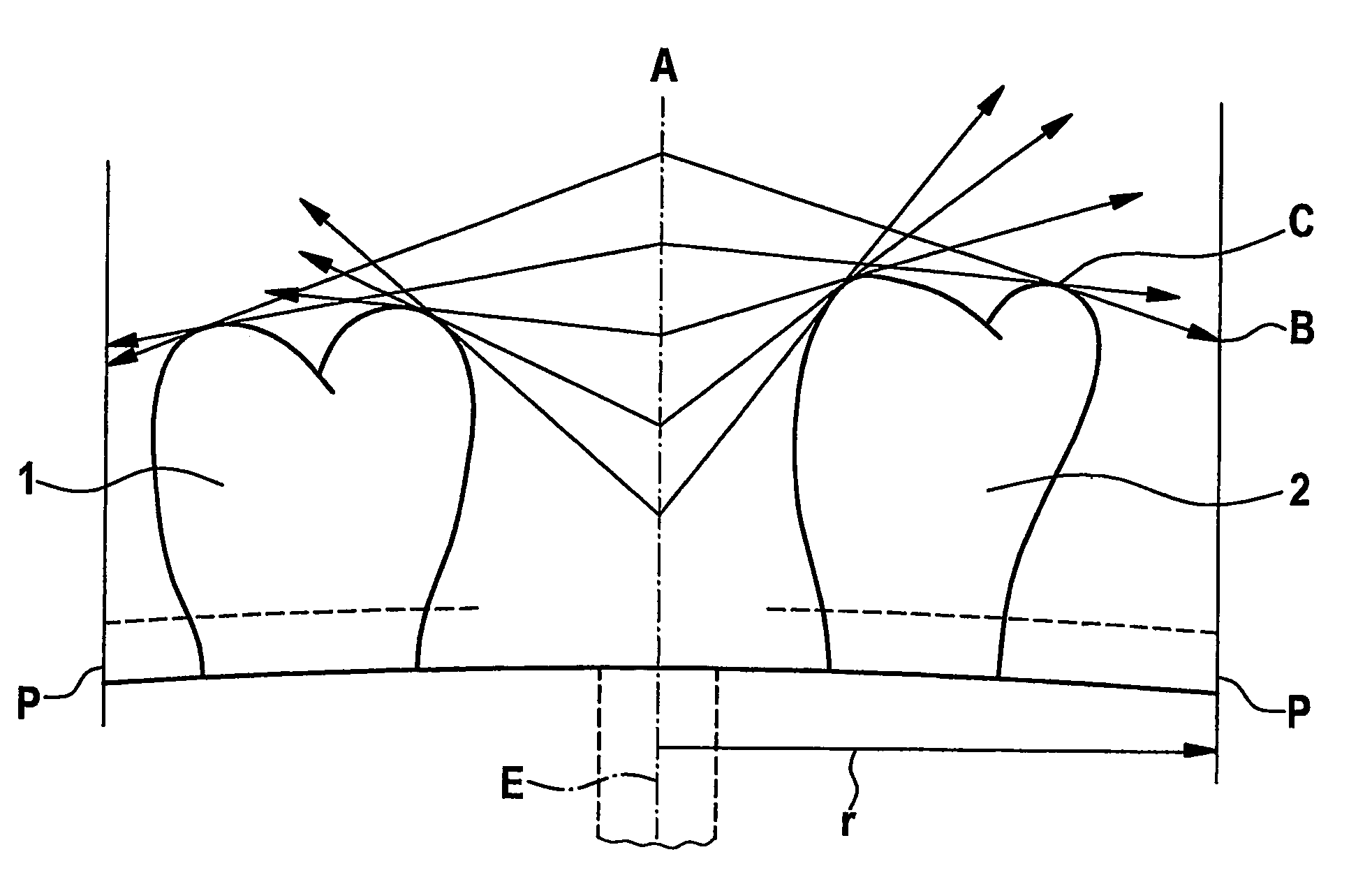 Method for precisely-positioned production of a cavity, especially a bone cavity and instrument therefor