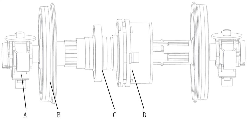 Gauge changing bogie and method for changing gauge