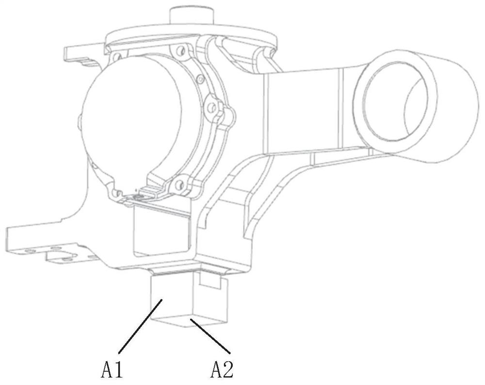 Gauge changing bogie and method for changing gauge