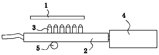 Grille machine cleaning device