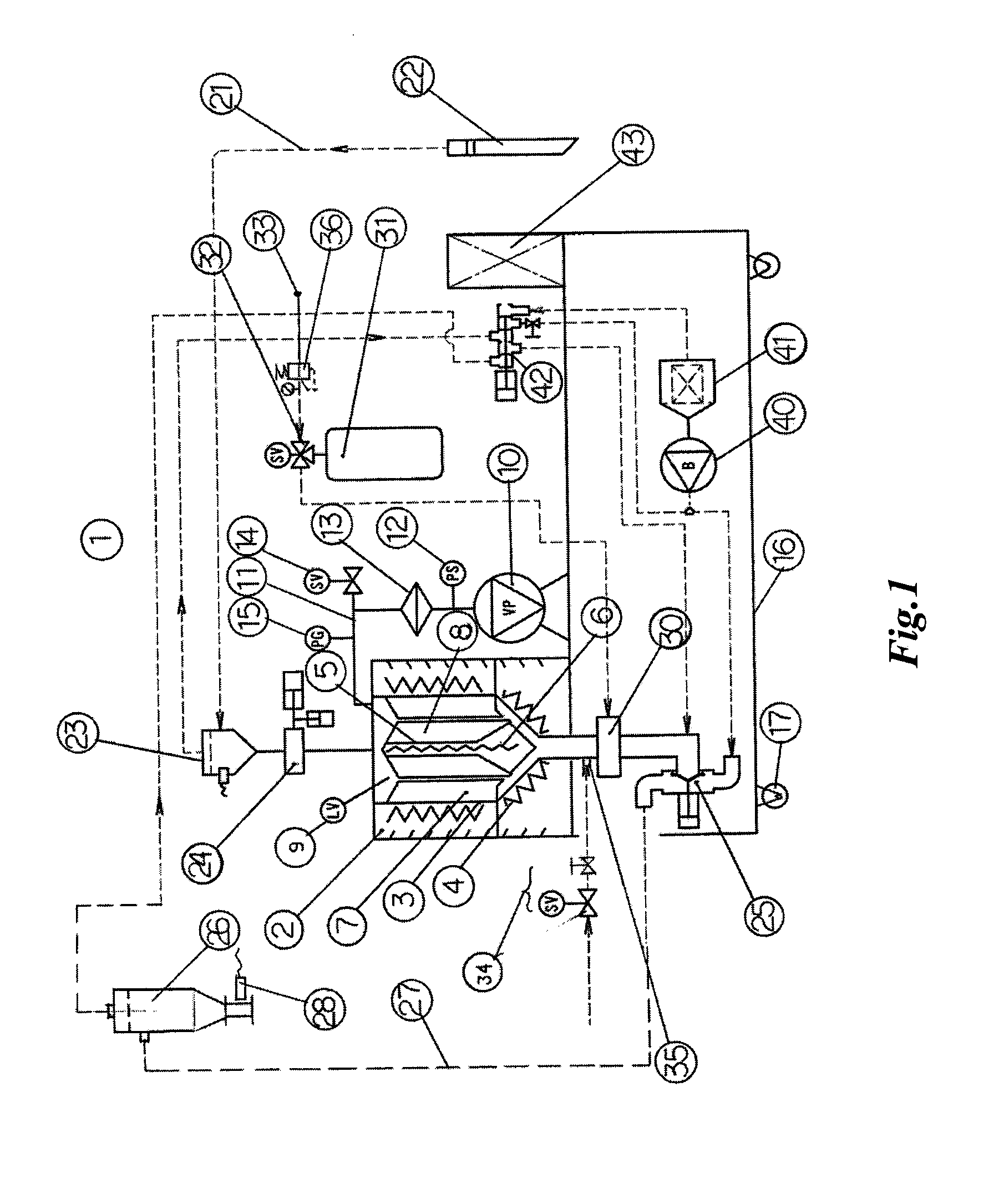 Drying Apparatus under Reduced Pressure for Plastic Molding Material