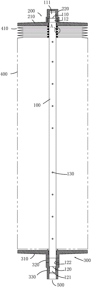 MBR (Membrane Bio-Reactor) membrane module and membrane edge positioning devices