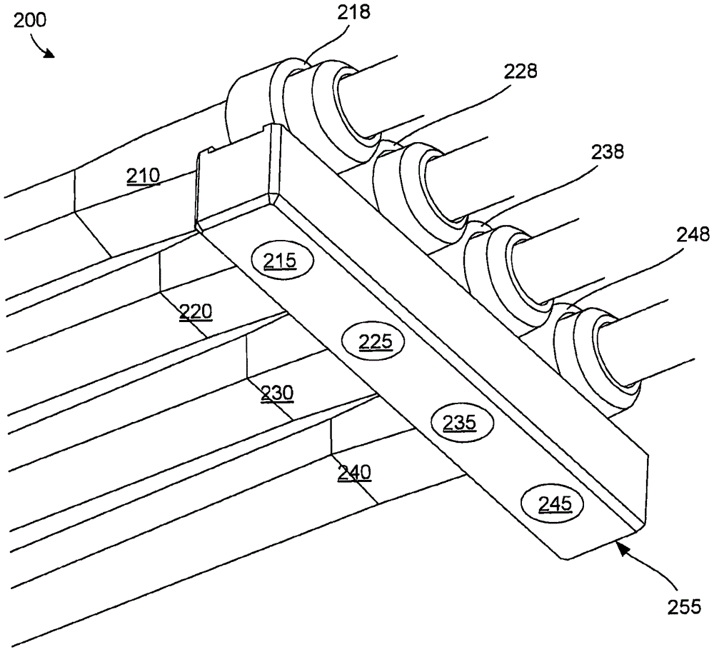 Magnetic probe cable anchor with metal marker bands