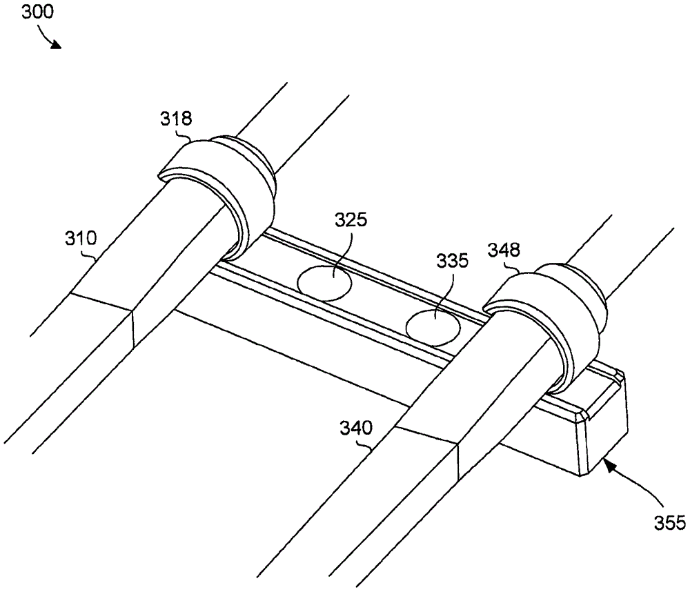 Magnetic probe cable anchor with metal marker bands