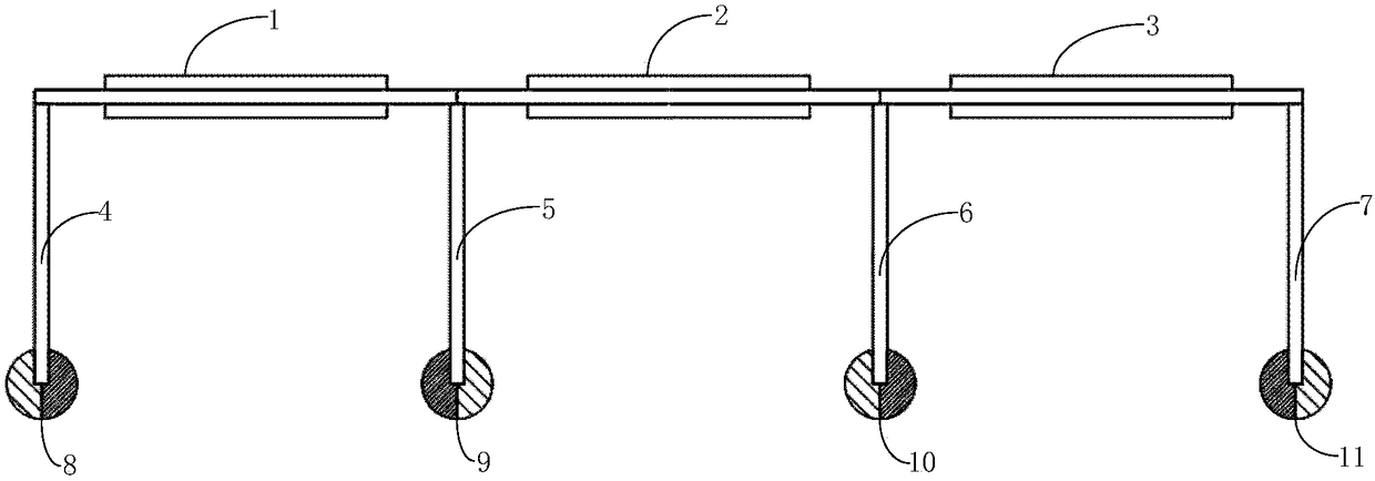 Multi-support bidirectional piezoelectric driver