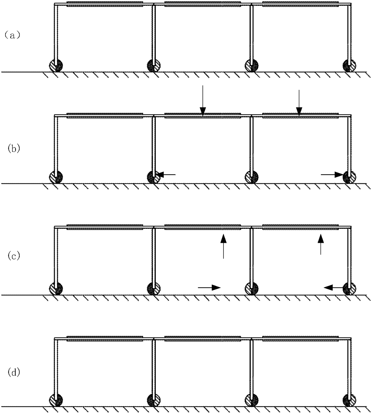 Multi-support bidirectional piezoelectric driver