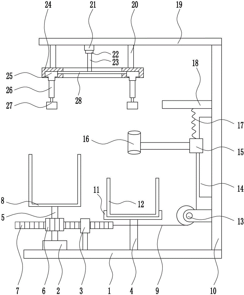 Quick rust removal device for iron rod