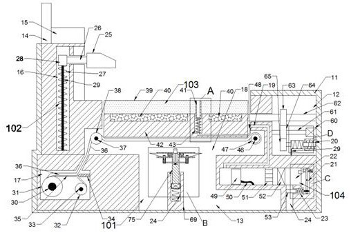 Sole film pasting equipment using novel material