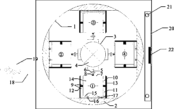 Device and method for rapidly measuring suction and shear strength of unsaturated soil matrix