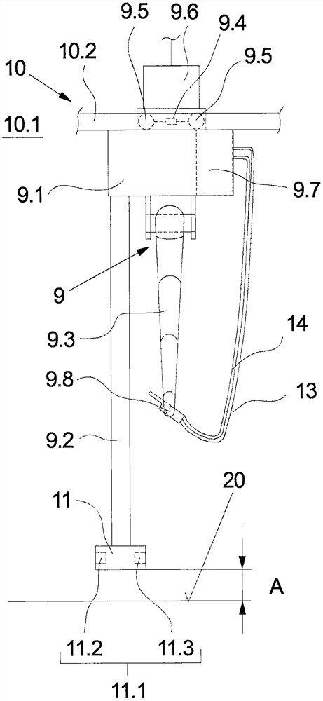 Melt spinning equipment