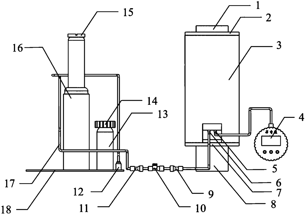 Airbag-type confining pressure loading system used for high-definition image reconstruction and matched with industrial CT machine