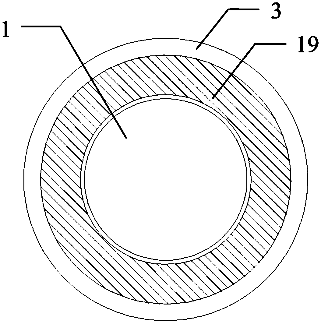 Airbag-type confining pressure loading system used for high-definition image reconstruction and matched with industrial CT machine