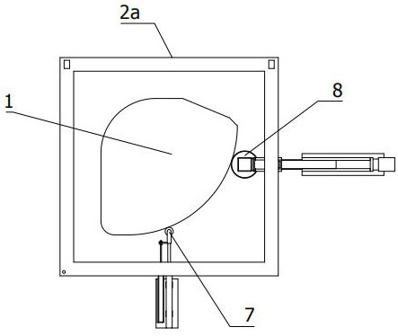 A special-shaped glass edge grinding device